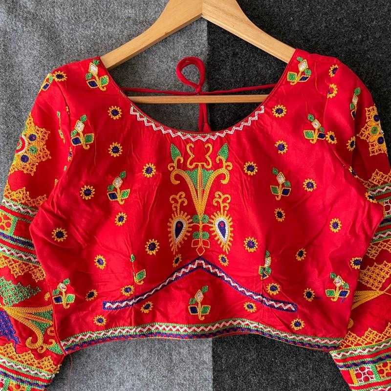 Ynf Cotton KESH426 Geeta-11 Readymade Blouses Wholesale Sequence Embroidery Blouse Designer Blouse Embroidered Blouses Manufacturer