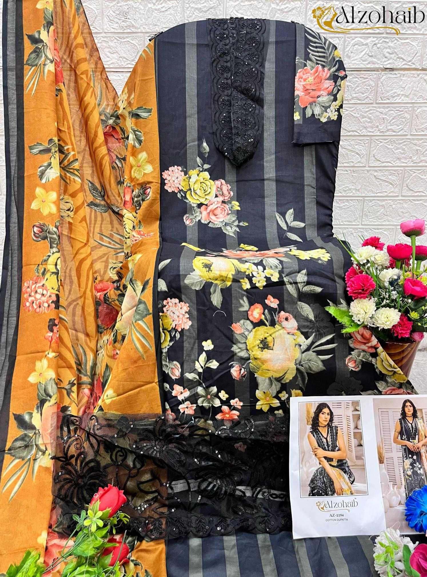 Ynf Cotton KESH444 ALZOHAIB-1187 Suits & Dresses Wholesale Embroidery Suits Cotton Suits Designer Suits Manufacturer