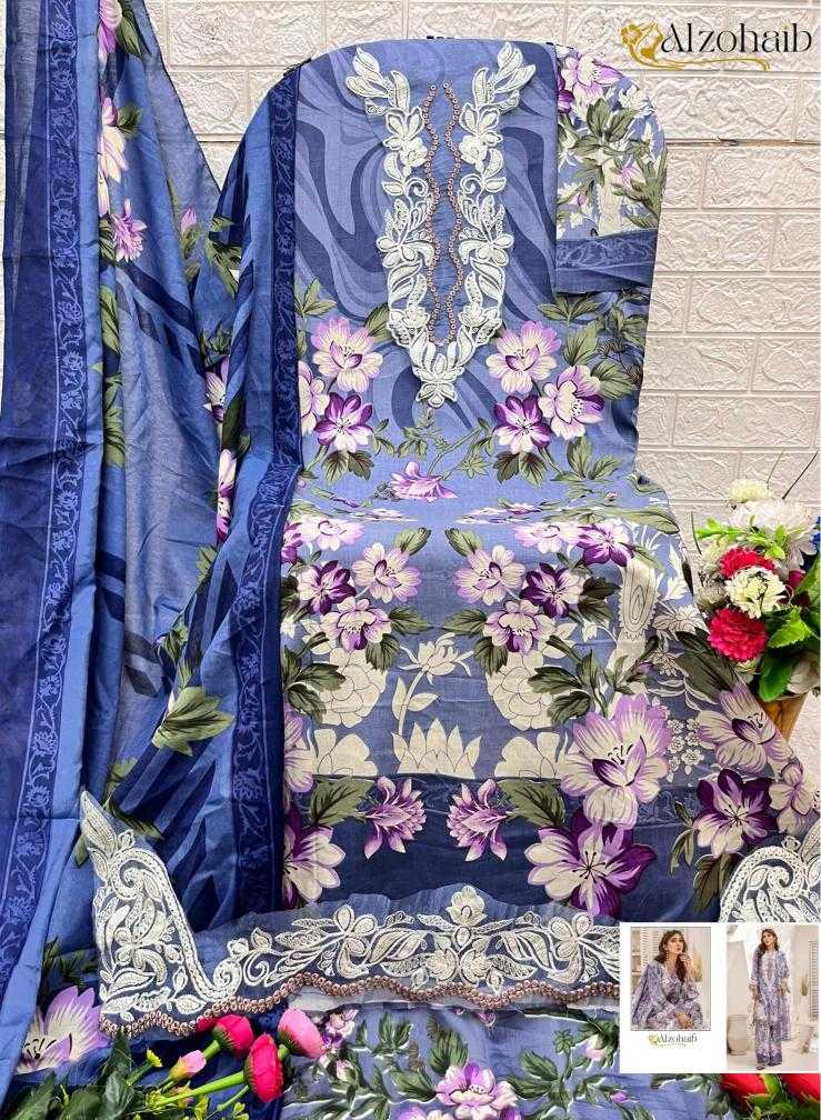 Ynf Cotton KESH444 ALZOHAIB-1187 Suits & Dresses Wholesale Embroidery Suits Cotton Suits Designer Suits Manufacturer