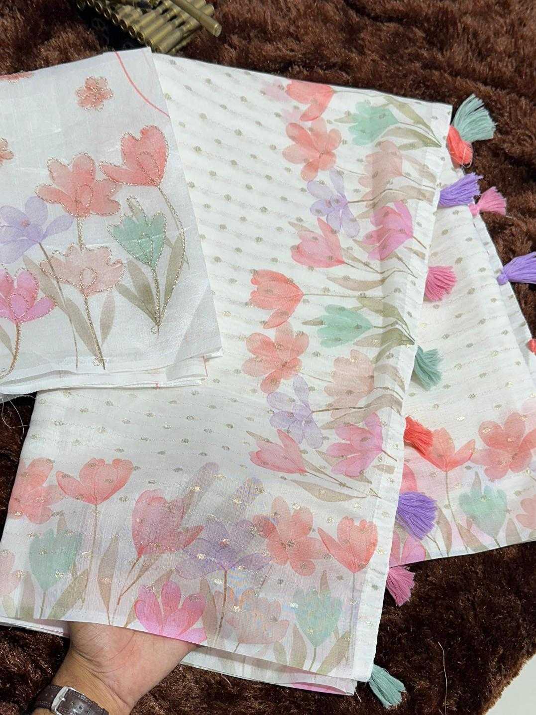 Ynf Cotton KESH500 Sulochna Sarees Festive Collections Wholesale White Sarees Cotton Sarees Onam Collections Manufacturer