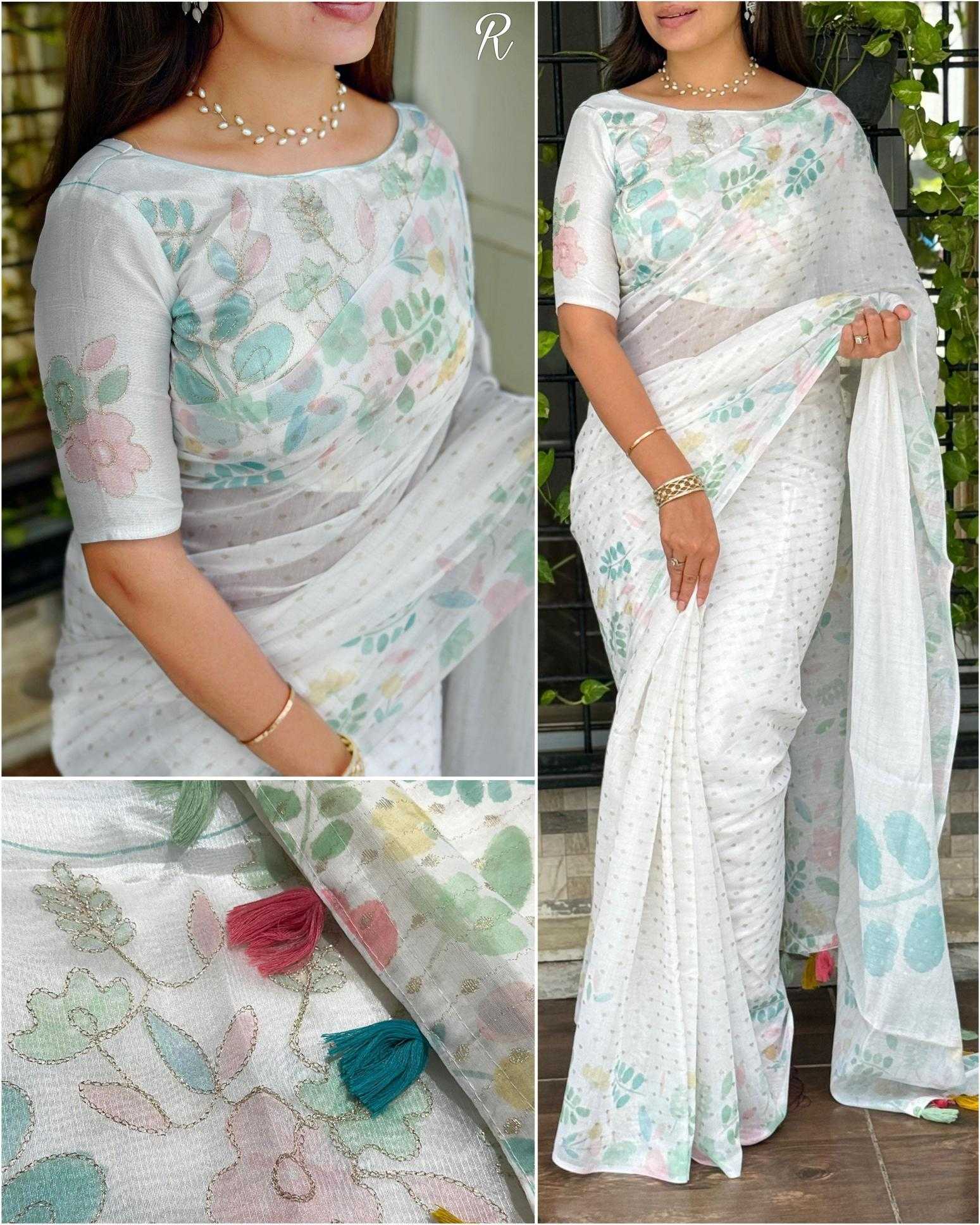 Ynf Cotton KESH500 Sulochna Sarees Festive Collections Wholesale White Sarees Cotton Sarees Onam Collections Manufacturer