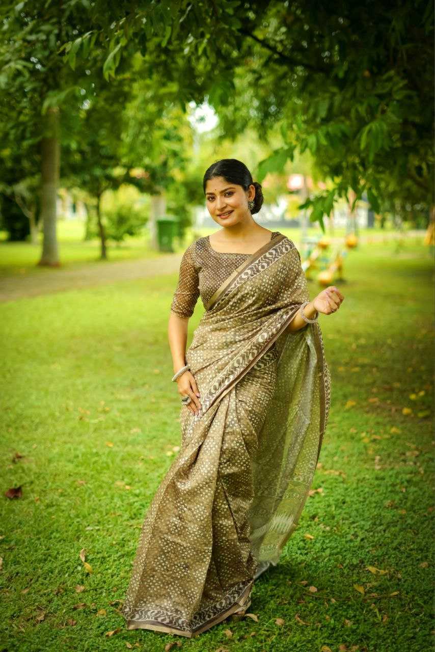 Ynf Cotton KESH532 UW BLOCK PRINT Sarees Wholesale Designer Sarees Zari Border Sarees Cotton Sarees Manufacturer
