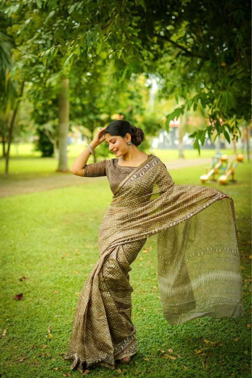 Ynf Cotton KESH532 UW BLOCK PRINT Sarees Wholesale Designer Sarees Zari Border Sarees Cotton Sarees Manufacturer