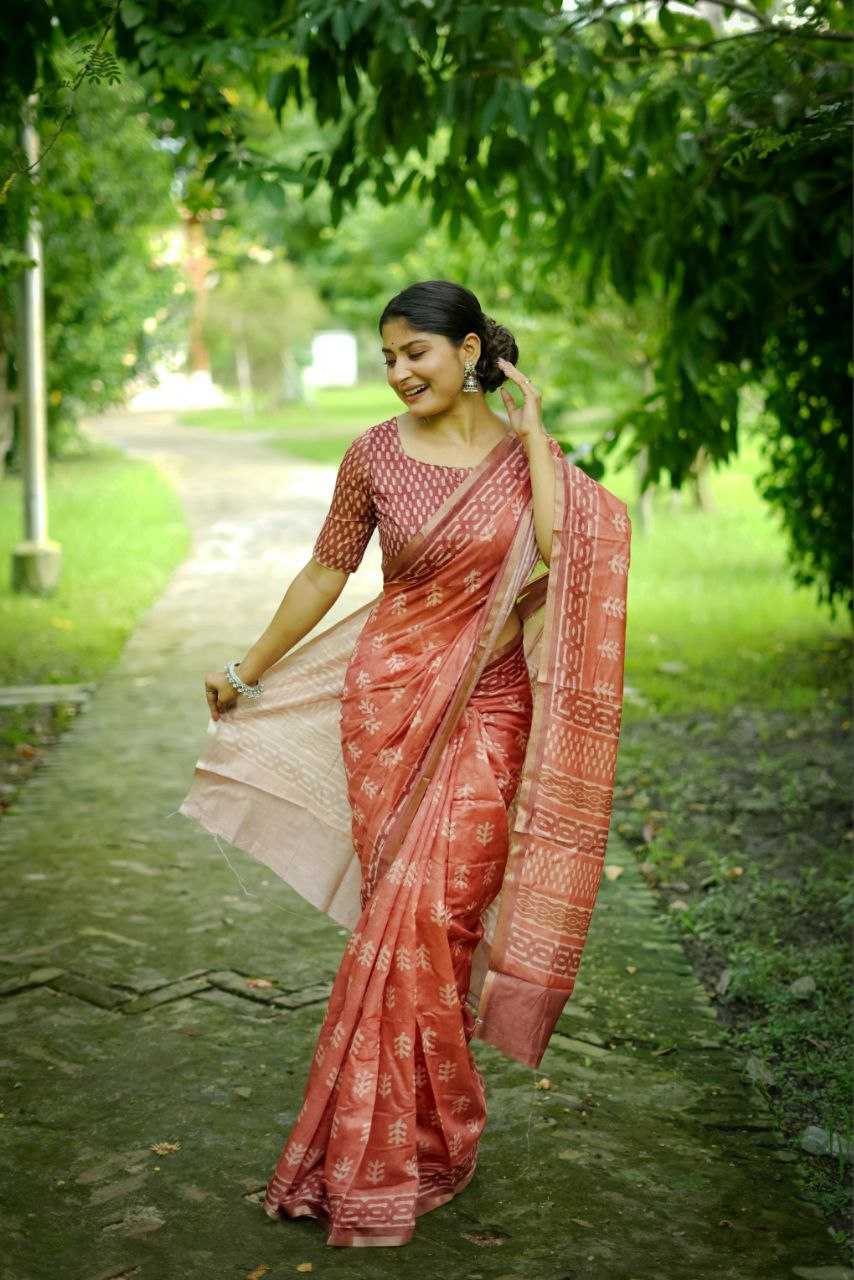 Ynf Cotton KESH532 UW BLOCK PRINT Sarees Wholesale Designer Sarees Zari Border Sarees Cotton Sarees Manufacturer