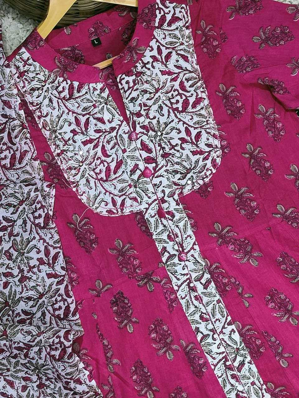 Ynf Cotton KESH536 COTTON Kurti Wholesale Designer Kurtis Anarkali Kurtis Flared Kurtis Manufacturer