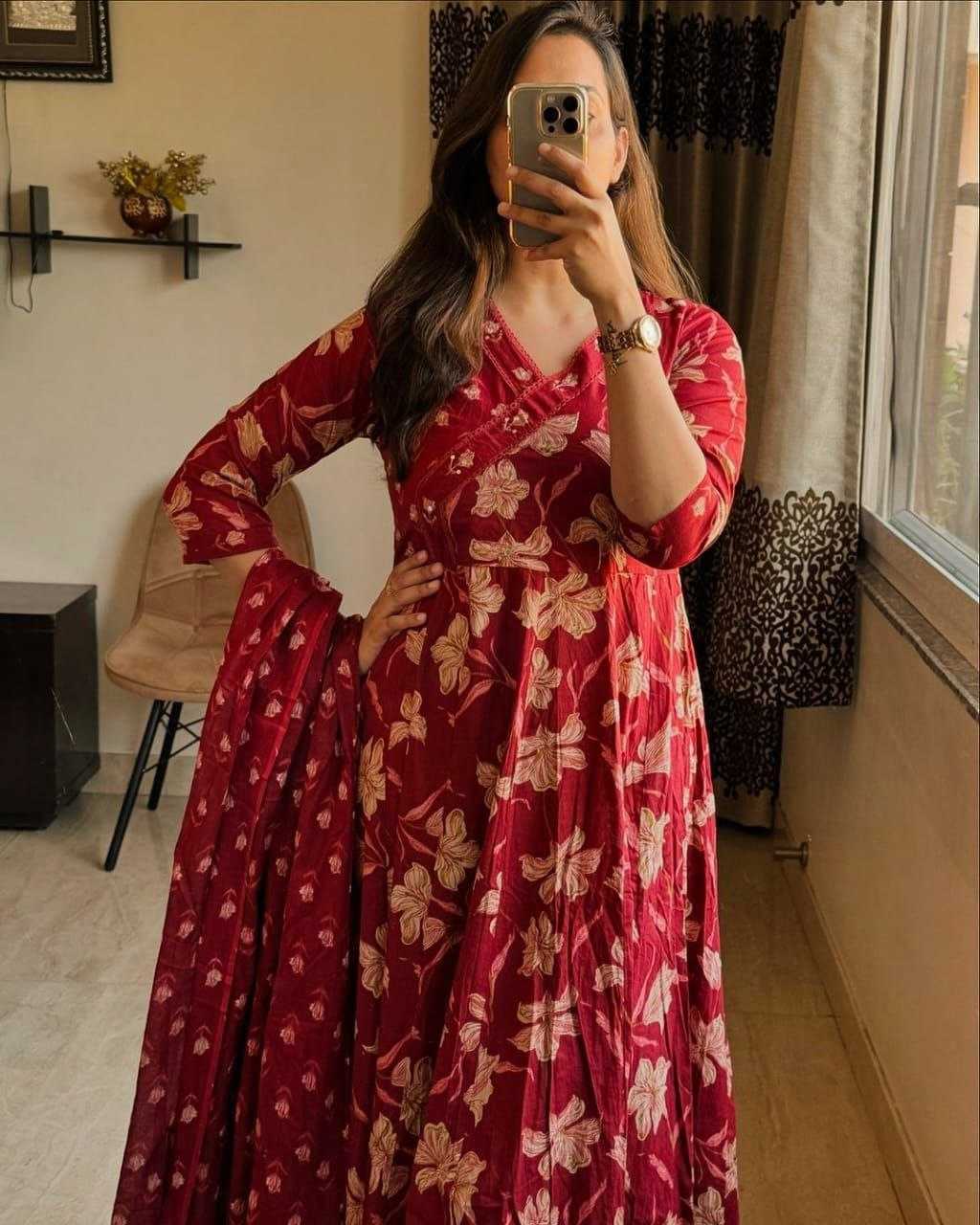 Ynf Cotton KESH536 DIWALI SPECIAL Kurti Wholesale Designer Kurtis Cotton Kurtis Anarkali Kurtis Manufacturer