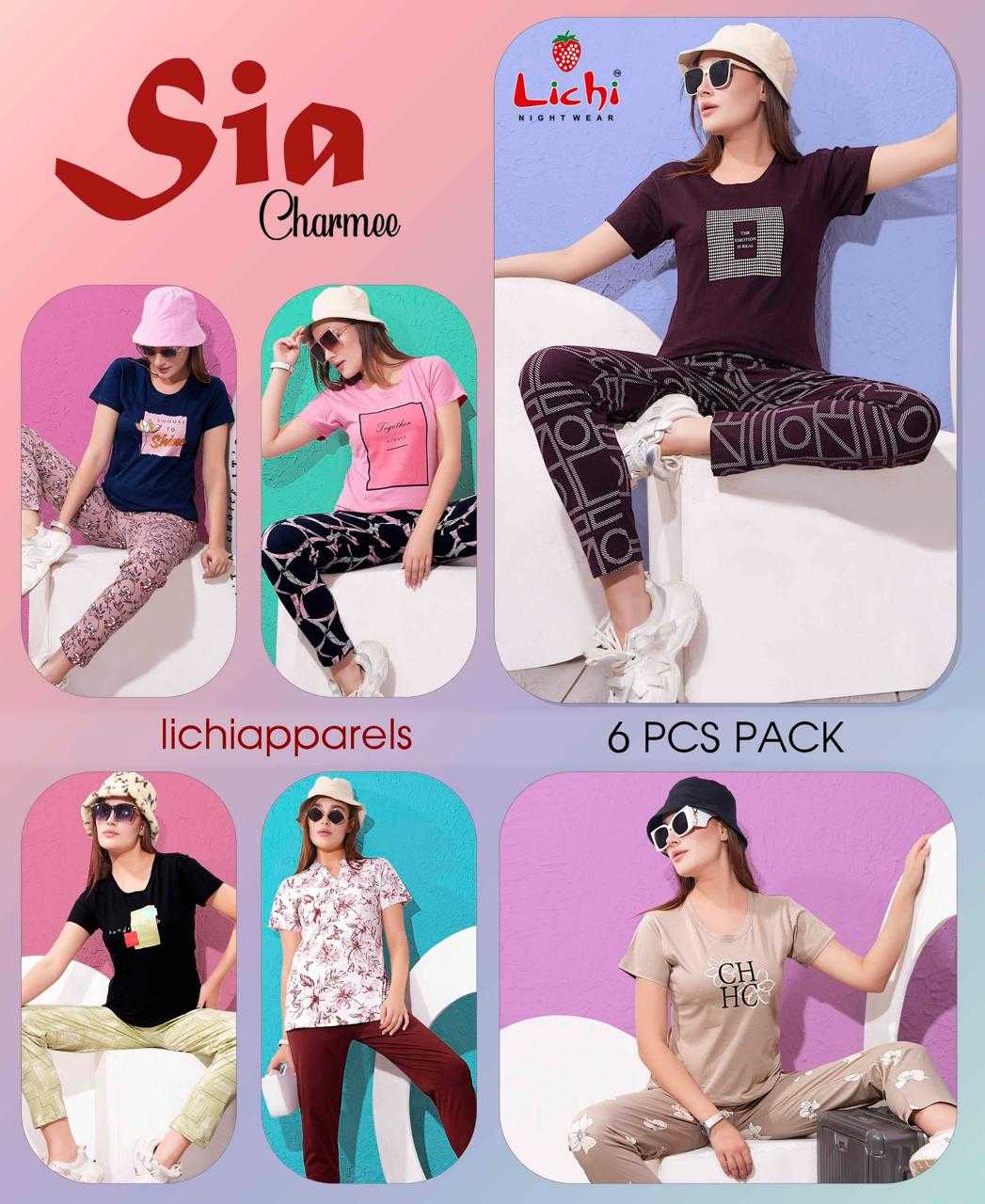 Ynf Cotton RIN190 LICHI Setwise Collections Wholesale Night Wear Catalogs Manufacturer