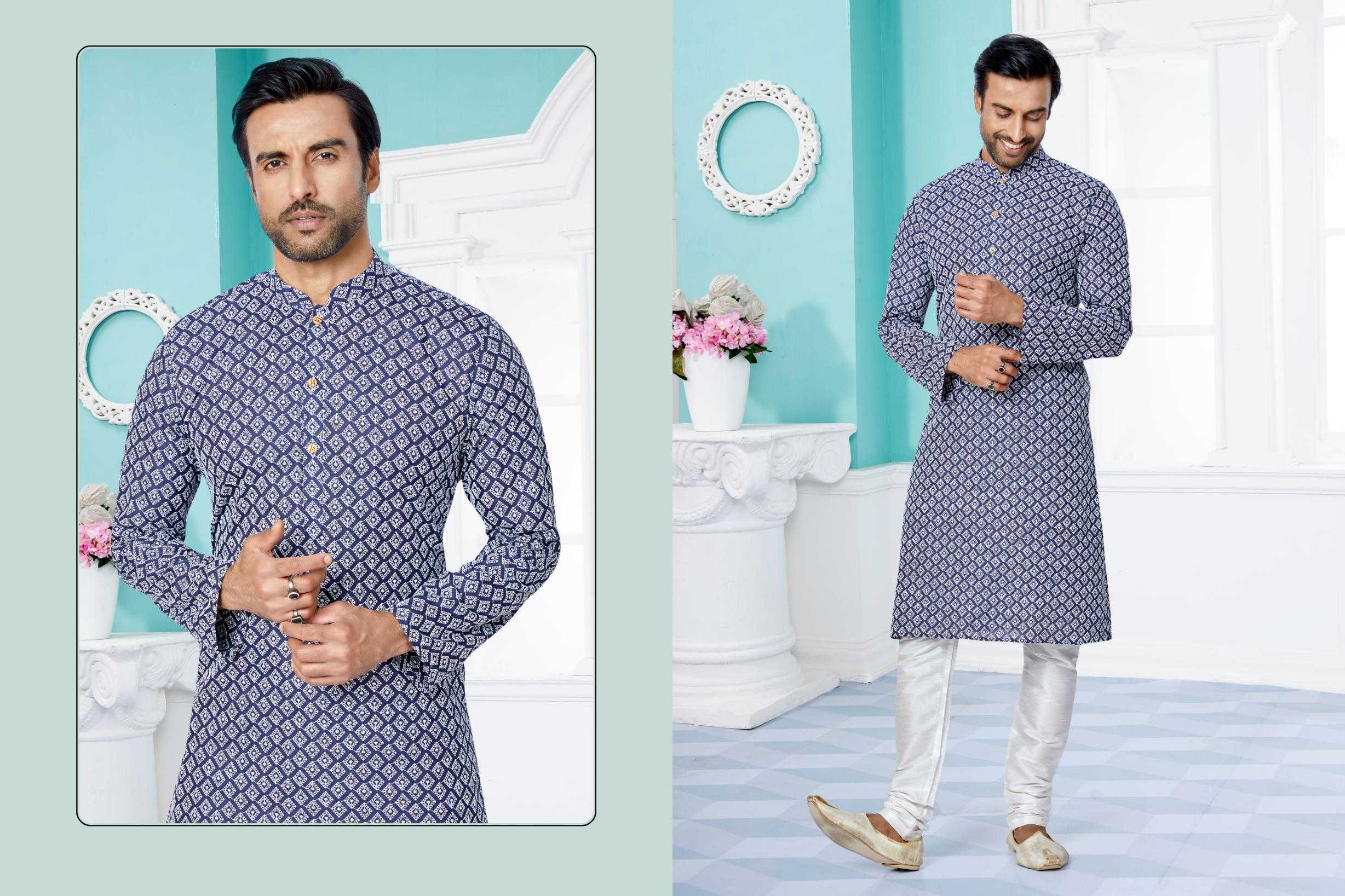 Ynf Cotton RIN223 3059B Mens Wear Wholesale Mens Kurtas Mens Kurta Pyjama Men Wedding kurta Manufacturer