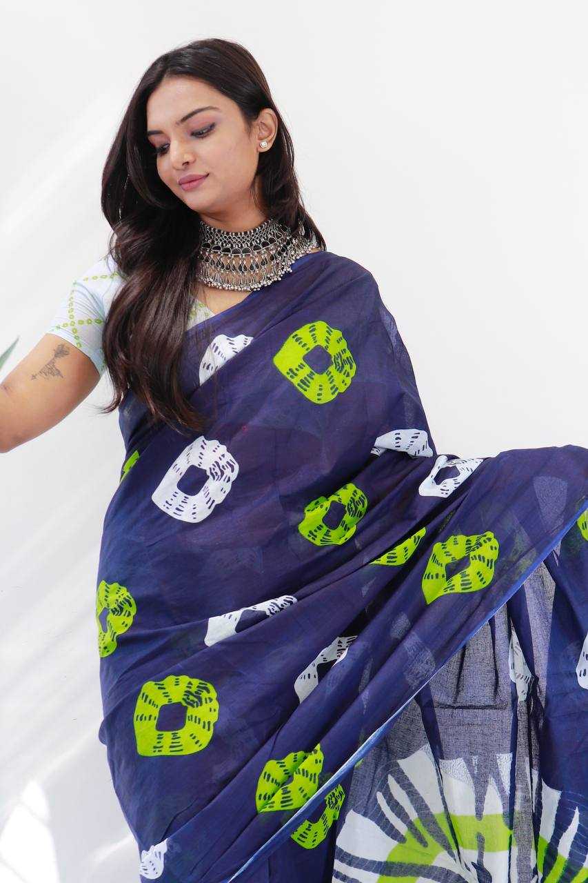 Ynf Cotton RIN229 123 Sarees Wholesale Printed Sarees Mulmul Cotton Sarees Manufacturer