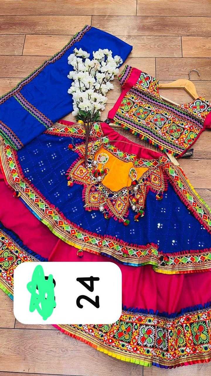 Ynf Cotton RIN235 MIRAR BORDER Kids Wear Festive Collections Wholesale Kids Lehenga Kids Lehenga Choli Kids Navratri Outfits Manufacturer