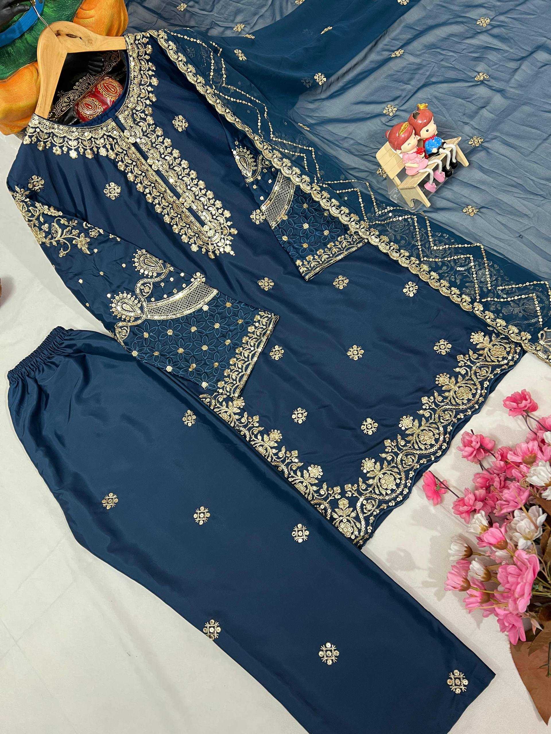 Ynf Crepe KESH492 1380 Kurti Wholesale Casual Kurtis Festive Kurtis Embroidered Kurtis Manufacturer