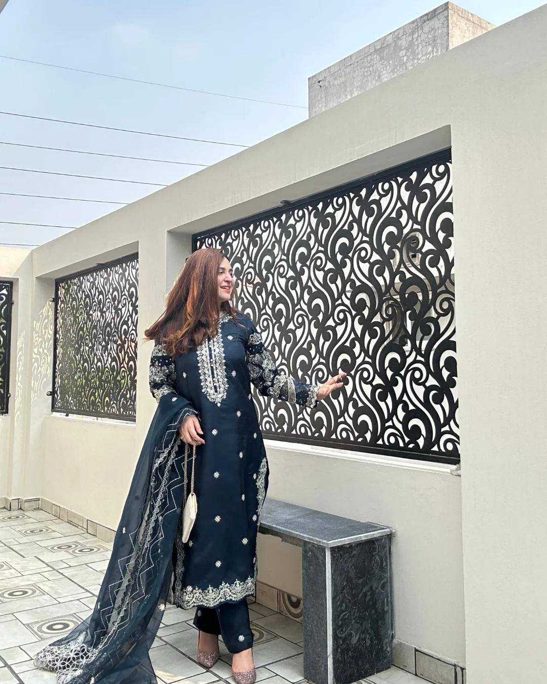 Ynf Crepe KESH492 1380 Kurti Wholesale Casual Kurtis Festive Kurtis Embroidered Kurtis Manufacturer