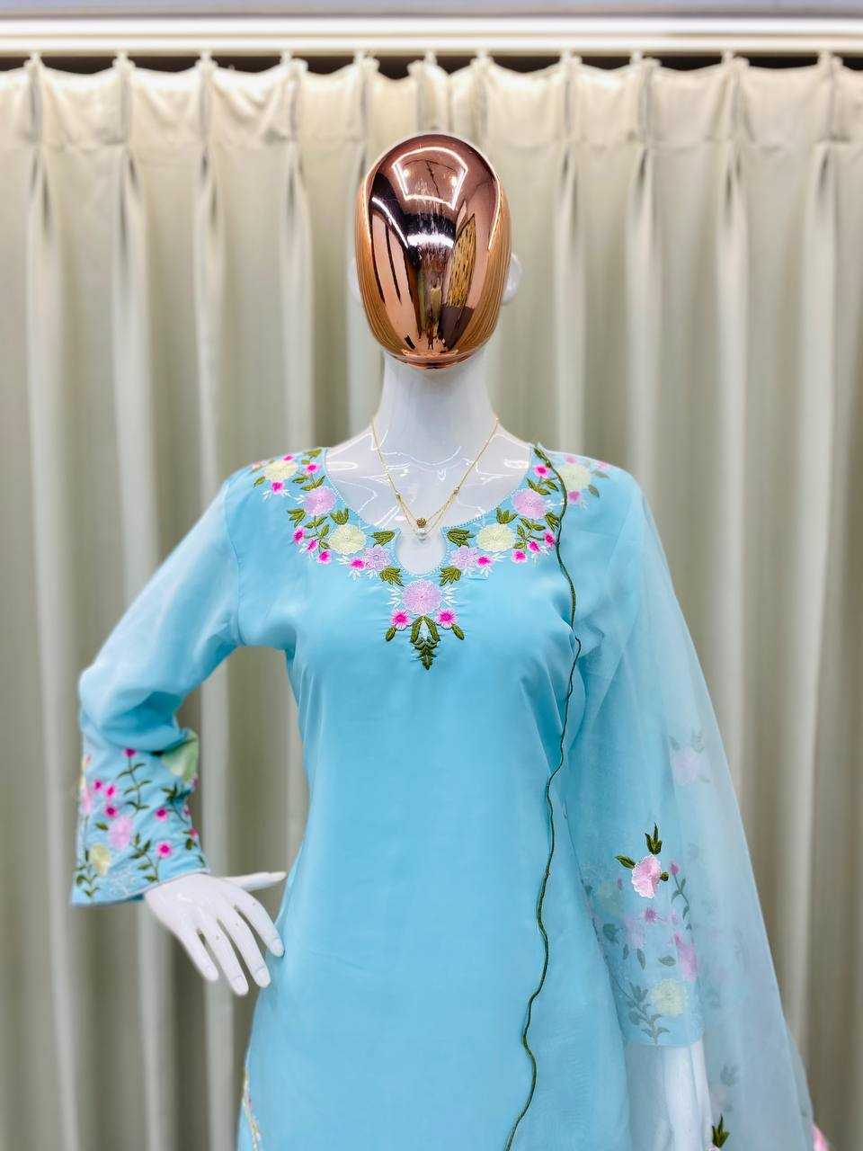 Ynf Crepe RIN110 379 Suits & Dresses Wholesale Embroidery Suits Ladies Salwar Suits Manufacturer