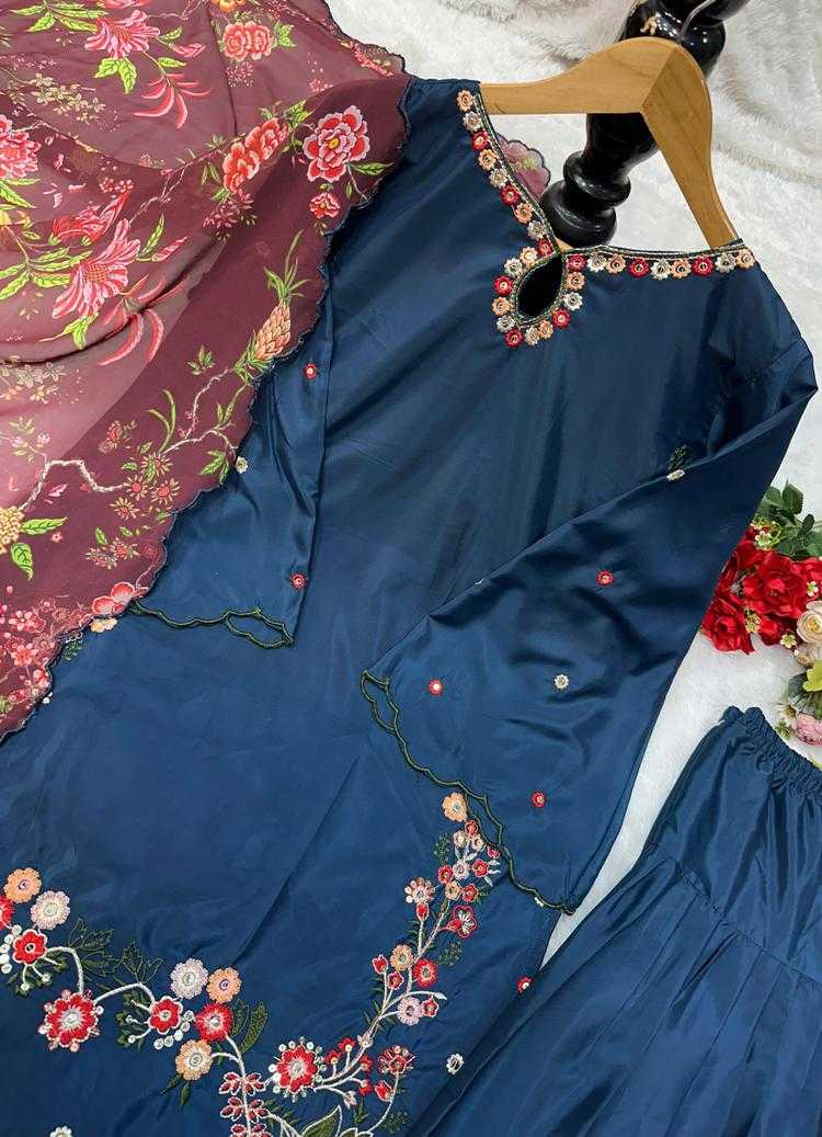 Ynf Crepe RIN222 SALVAR Kurti Wholesale Party Wear Kurtis Designer Kurtis Embroidered Kurtis Manufacturer