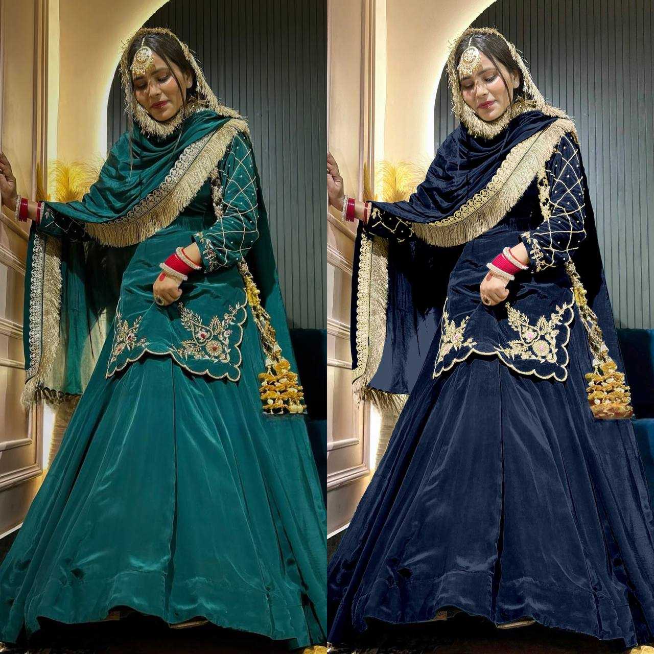 Ynf Crepe Silk KESH528 448 Suits & Dresses Wedding Collections Festive Collections Wholesale Embroidery Suits Ladies Silk Suit Zari Work Suit Manufacturer