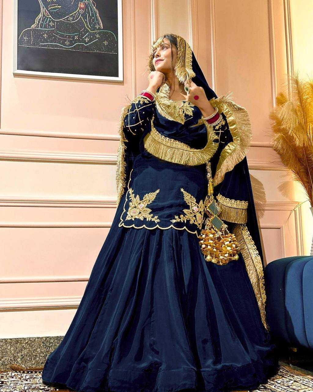 Ynf Crepe Silk KESH528 448 Suits & Dresses Wedding Collections Festive Collections Wholesale Embroidery Suits Ladies Silk Suit Zari Work Suit Manufacturer