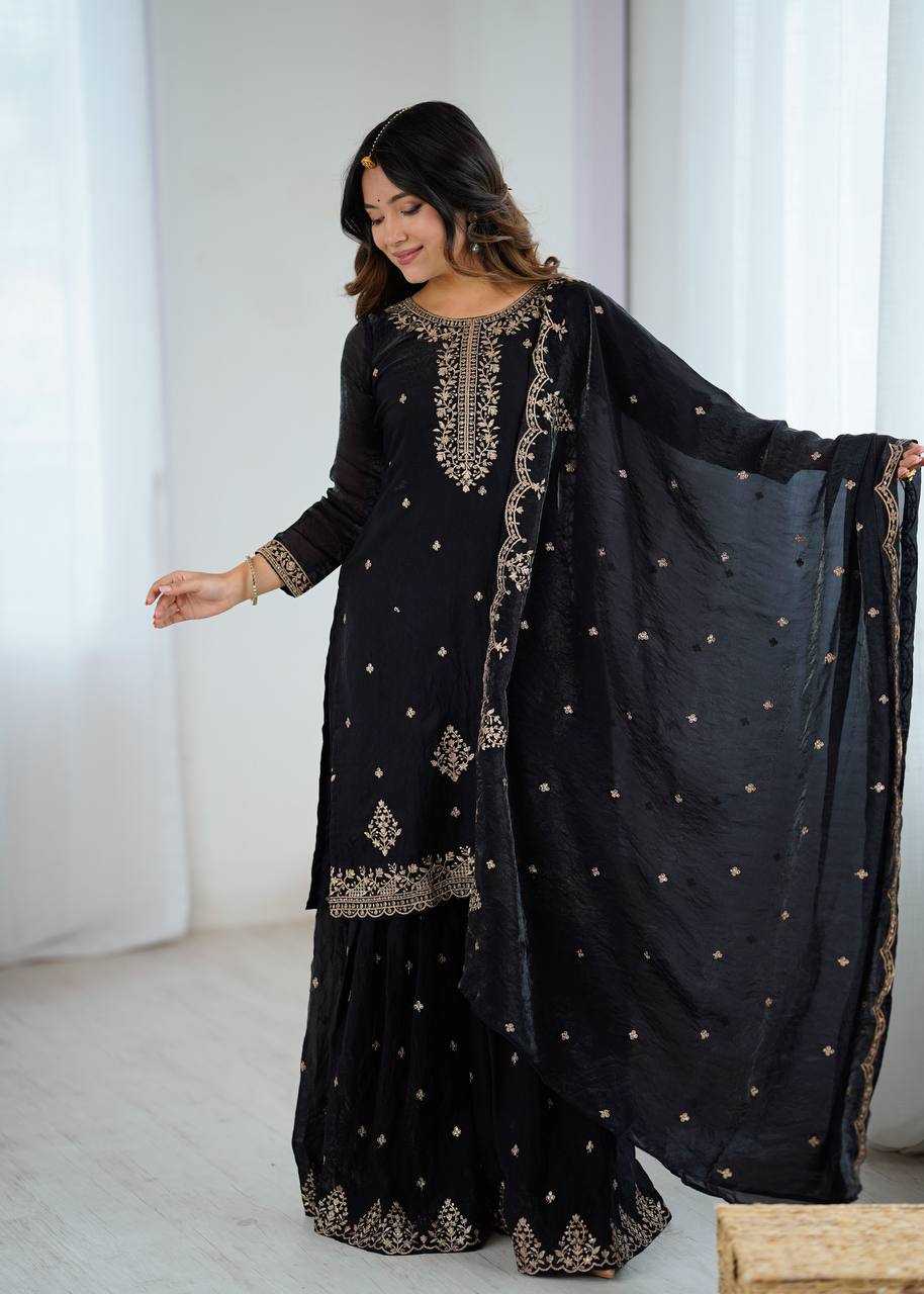 Ynf Crunchi KESH504 59 Suits & Dresses Wholesale Sharara Salwar Suits Party wear suits Manufacturer