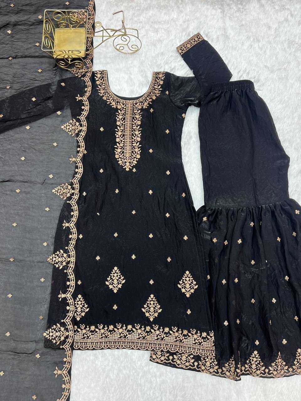 Ynf Crunchi KESH504 59 Suits & Dresses Wholesale Sharara Salwar Suits Party wear suits Manufacturer