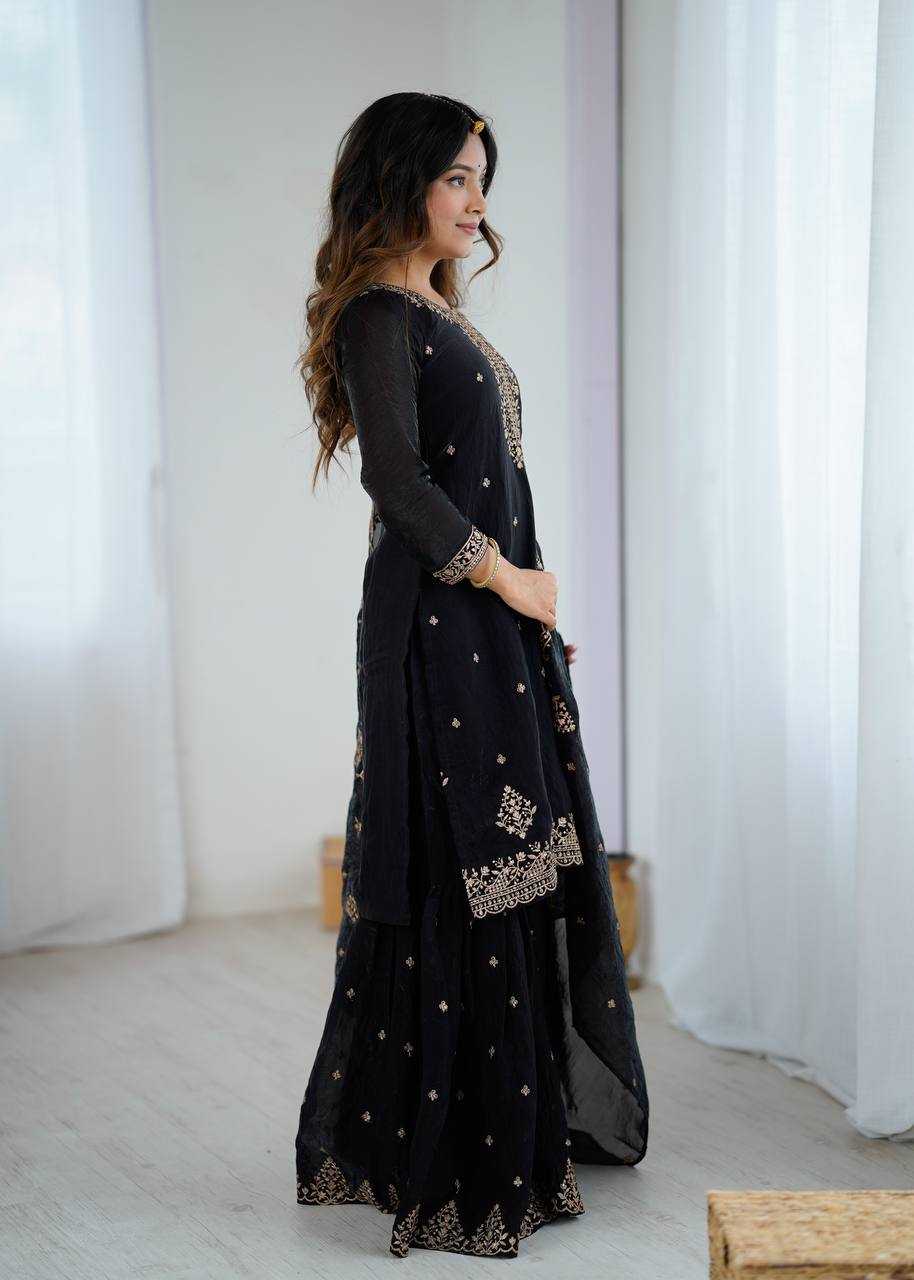 Ynf Crunchi KESH504 59 Suits & Dresses Wholesale Sharara Salwar Suits Party wear suits Manufacturer