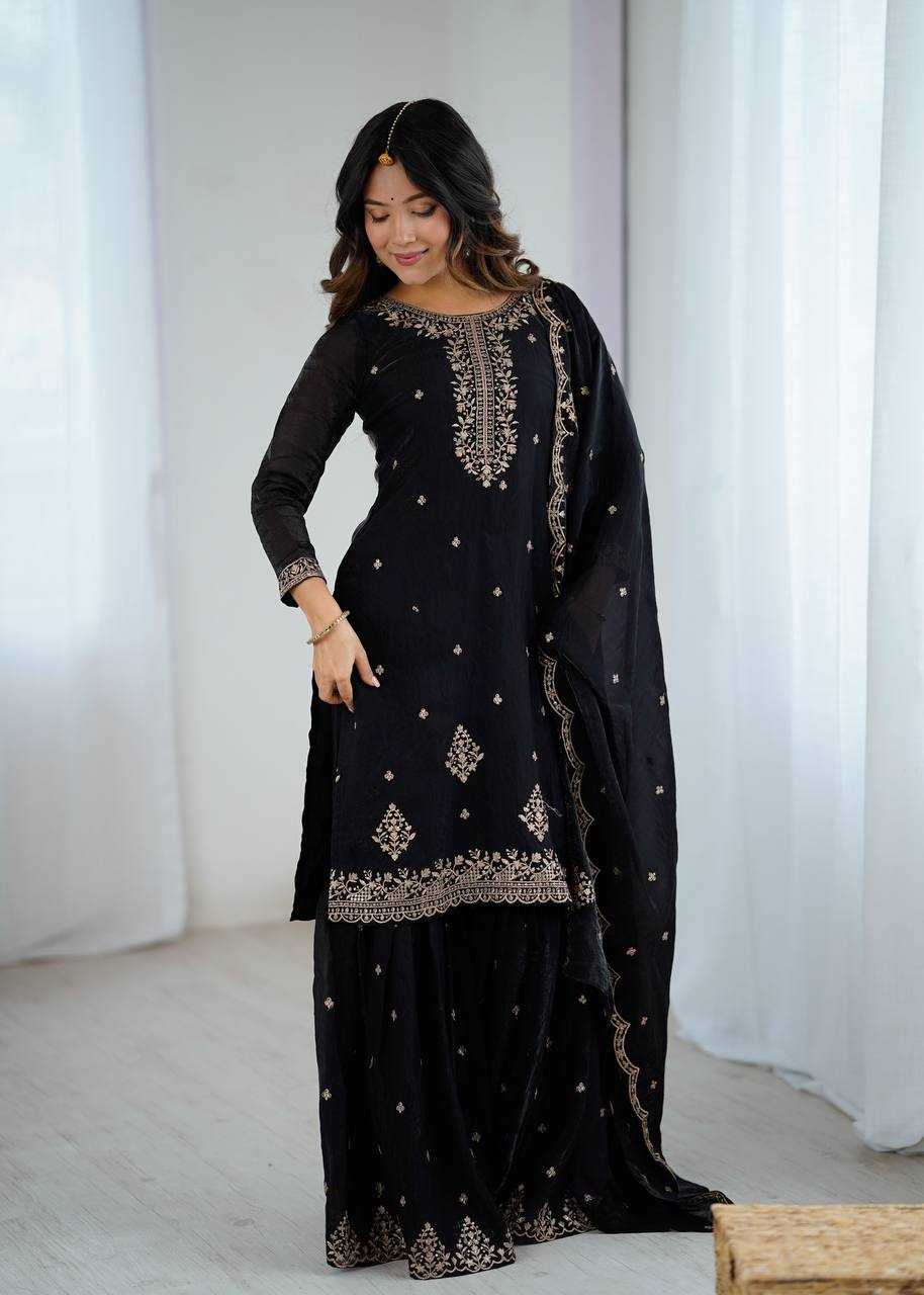 Ynf Crunchi KESH504 59 Suits & Dresses Wholesale Sharara Salwar Suits Party wear suits Manufacturer
