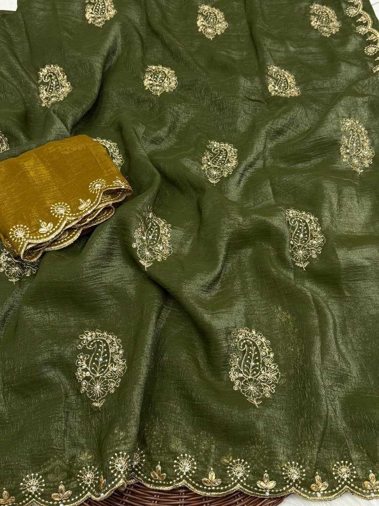 Ynf Crunchi RIN171 904 Sarees Wholesale Party Wear Sarees Fancy Sarees Silk Sarees Manufacturer