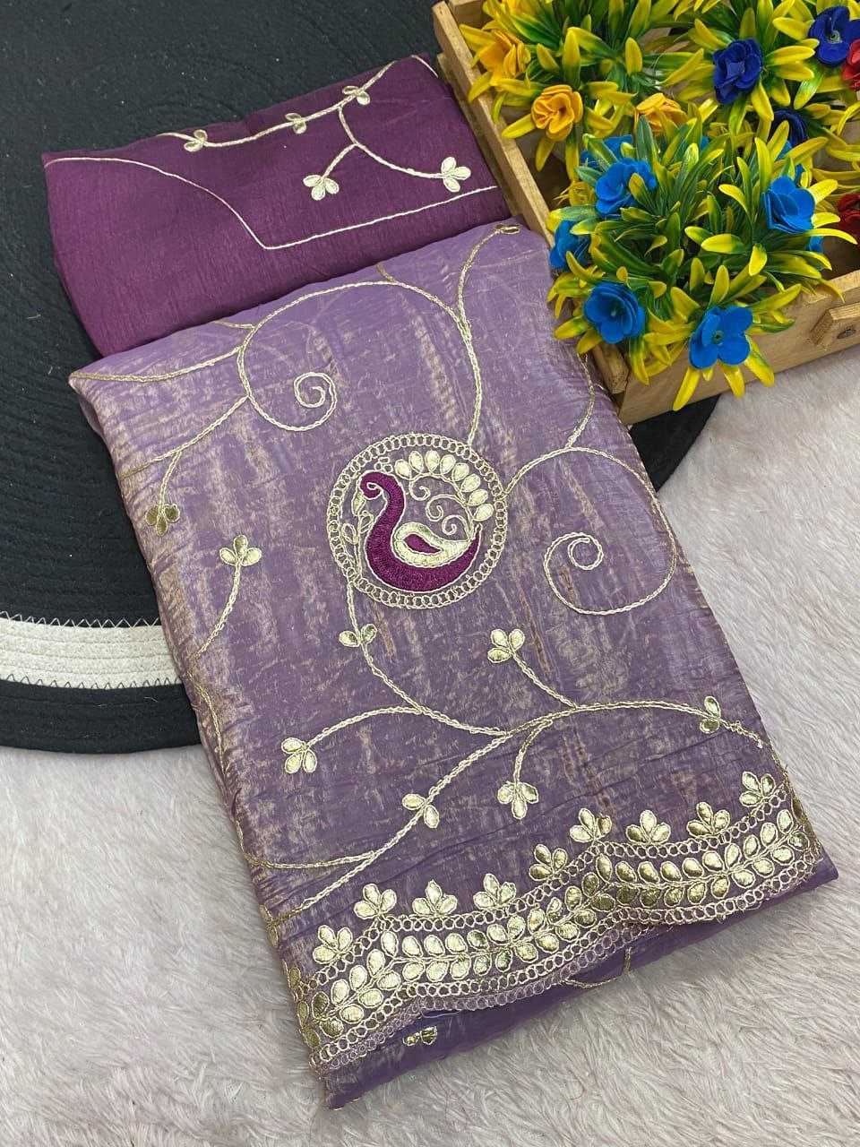 Ynf Crunchi RIN216 kayara Sarees Wholesale Designer Sarees Embroidered Sarees Manufacturer