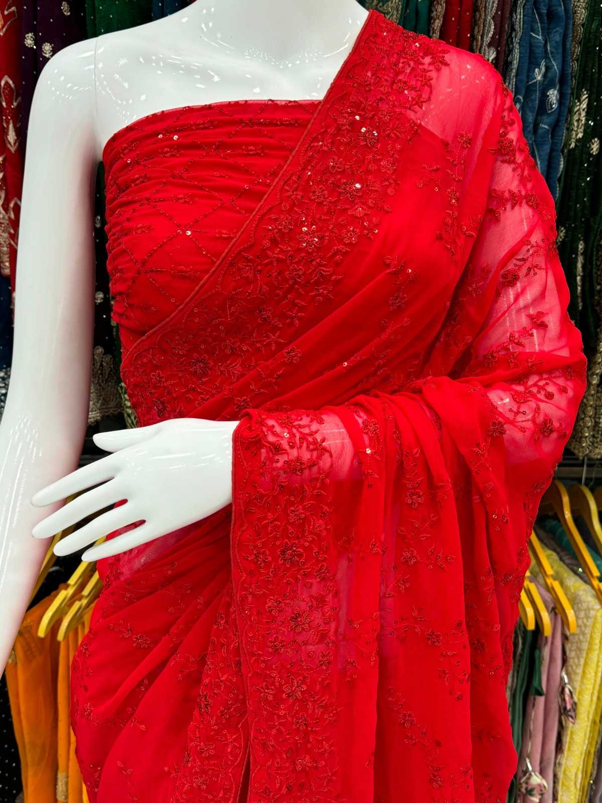 Ynf Fancy KESH114 3754 Sarees Wholesale Designer Sarees Sequence Sarees Traditional Sarees Manufacturer
