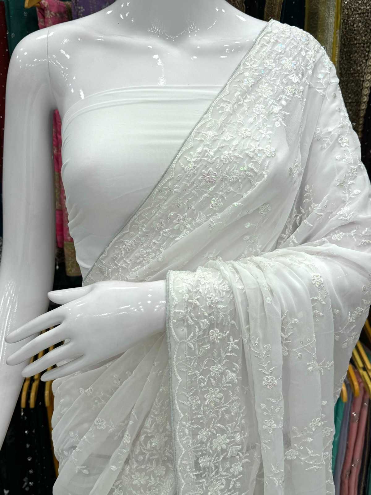 Ynf Fancy KESH114 3754 Sarees Wholesale Designer Sarees Sequence Sarees Traditional Sarees Manufacturer