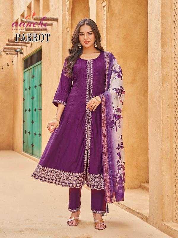Ynf Fancy RIN190 AANCHI-PARROT Setwise Collections Wholesale Gowns Catalogs Manufacturer