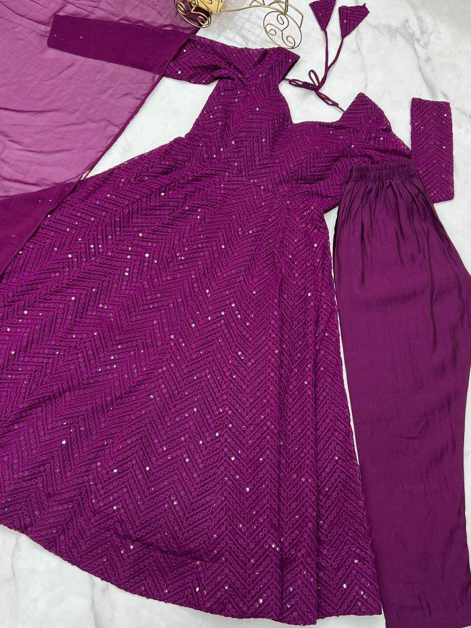Ynf Faux Georgette KESH504 55 Suits & Dresses Wholesale Anarkali Suits Gown Dresses Manufacturer