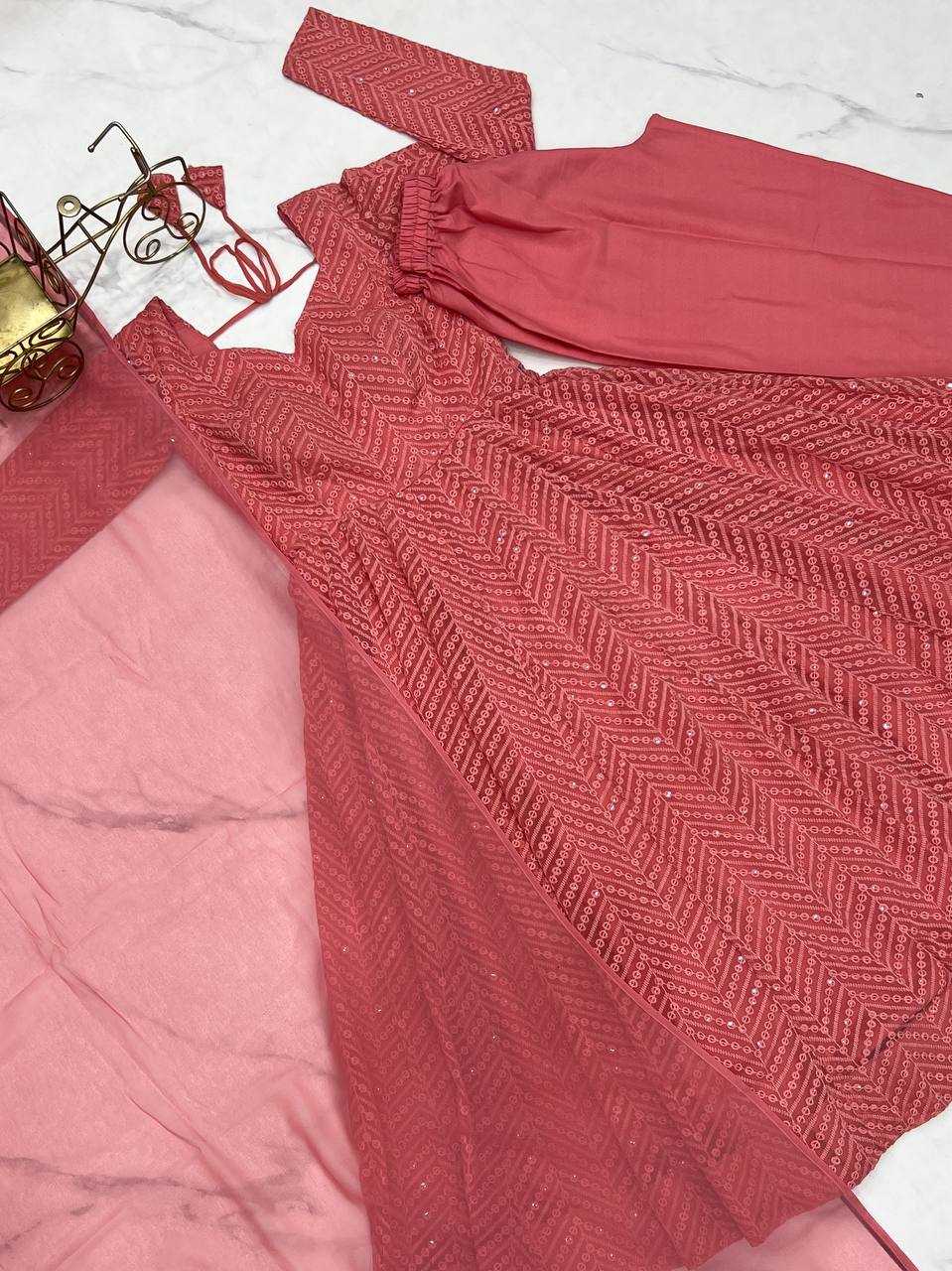 Ynf Faux Georgette KESH504 55 Suits & Dresses Wholesale Anarkali Suits Gown Dresses Manufacturer