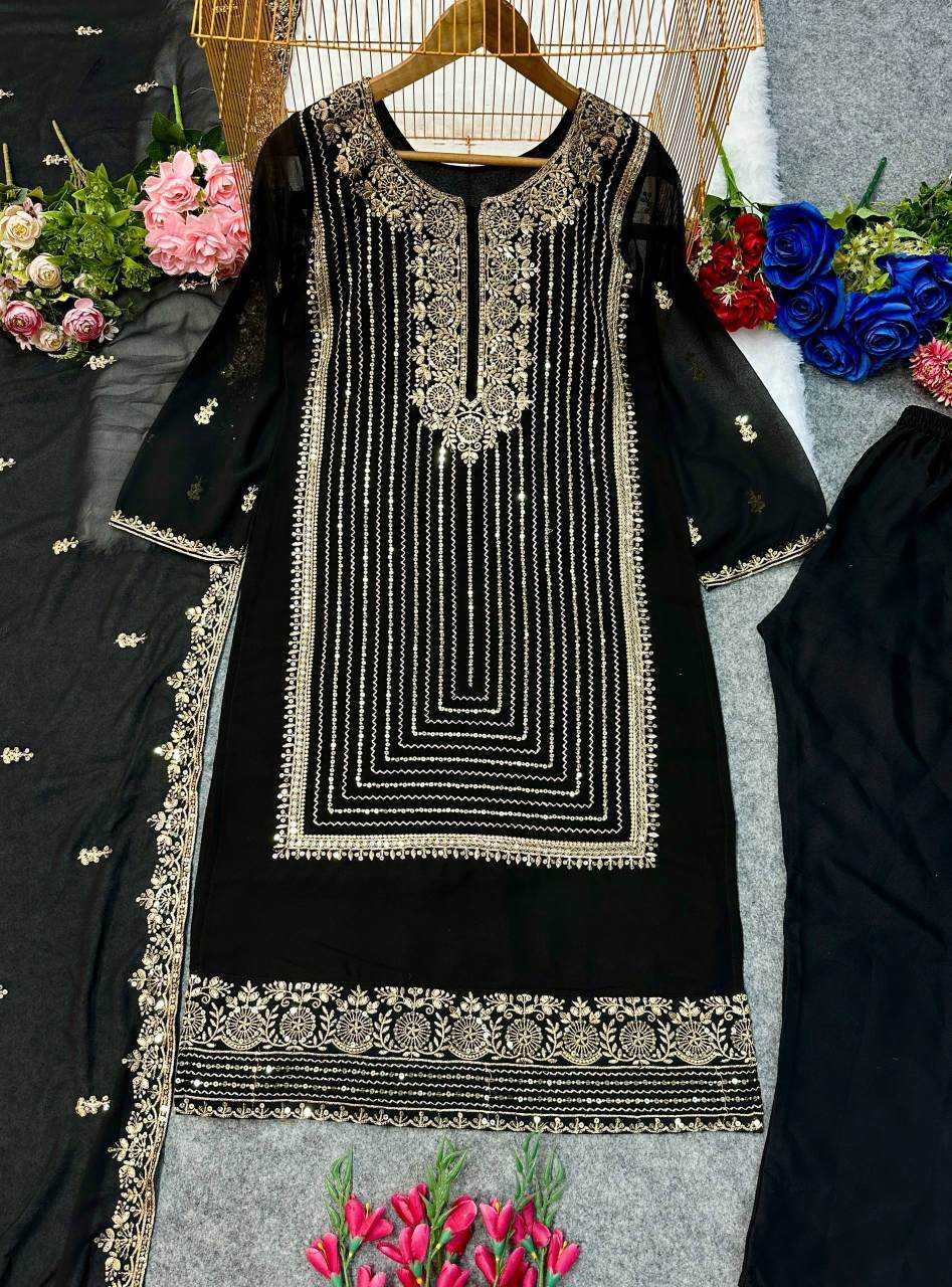 Ynf Faux Georgette KESH523 268 Suits & Dresses Wholesale Embroidery Suits Party wear suits Manufacturer