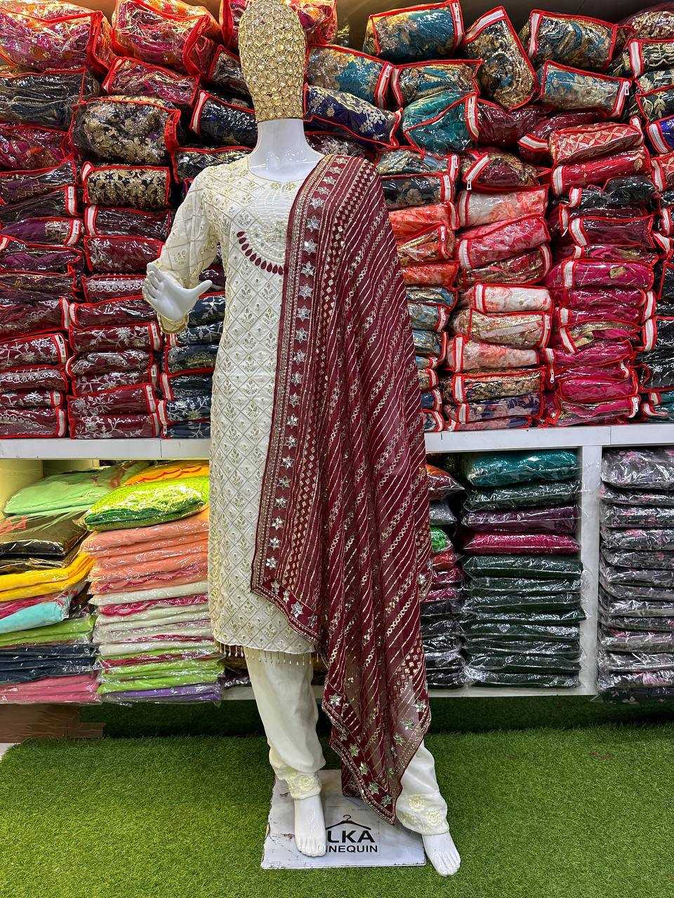Ynf Faux Georgette KESH533 1345 Suits & Dresses Plus Size Collections Wholesale Ladies Suits Embroidery Suits Party wear suits Wedding Suits Manufacturer