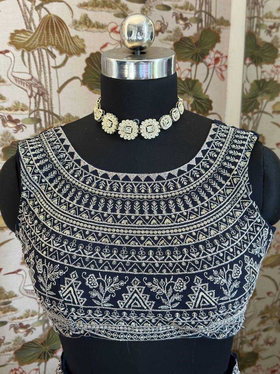 Ynf Faux Georgette KESH533 5011 Lehengas Wholesale Fancy Lehenga Embroidered Lehenga Lehenga For Engagement Sequins Lehenga Lehenga With Cancan Manufacturer