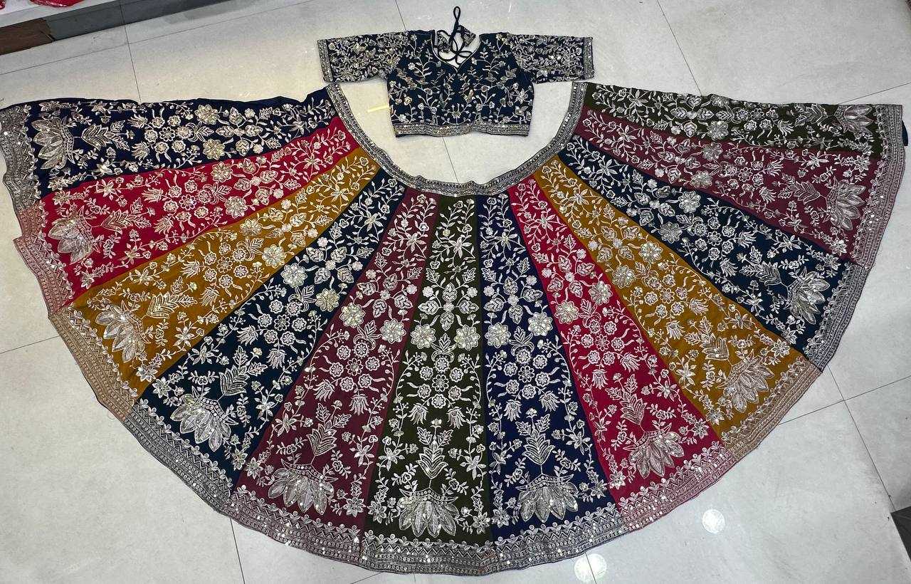 Ynf Faux Georgette KESH533 5053 Lehengas Wholesale Fancy Lehenga Embroidered Lehenga Sequins Lehenga Lehenga With Cancan Manufacturer