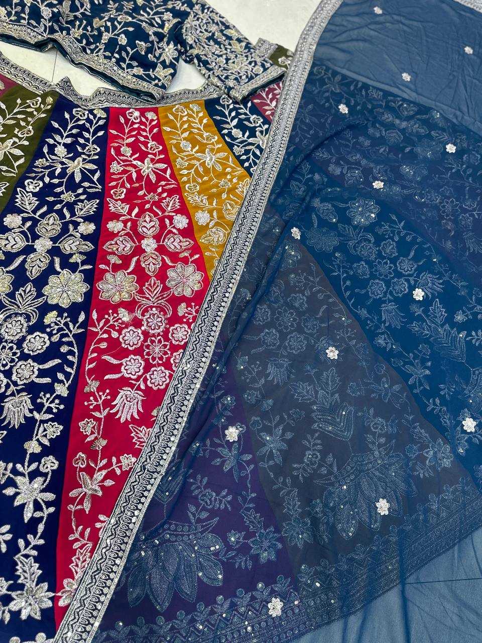 Ynf Faux Georgette KESH533 5053 Lehengas Wholesale Fancy Lehenga Embroidered Lehenga Sequins Lehenga Lehenga With Cancan Manufacturer