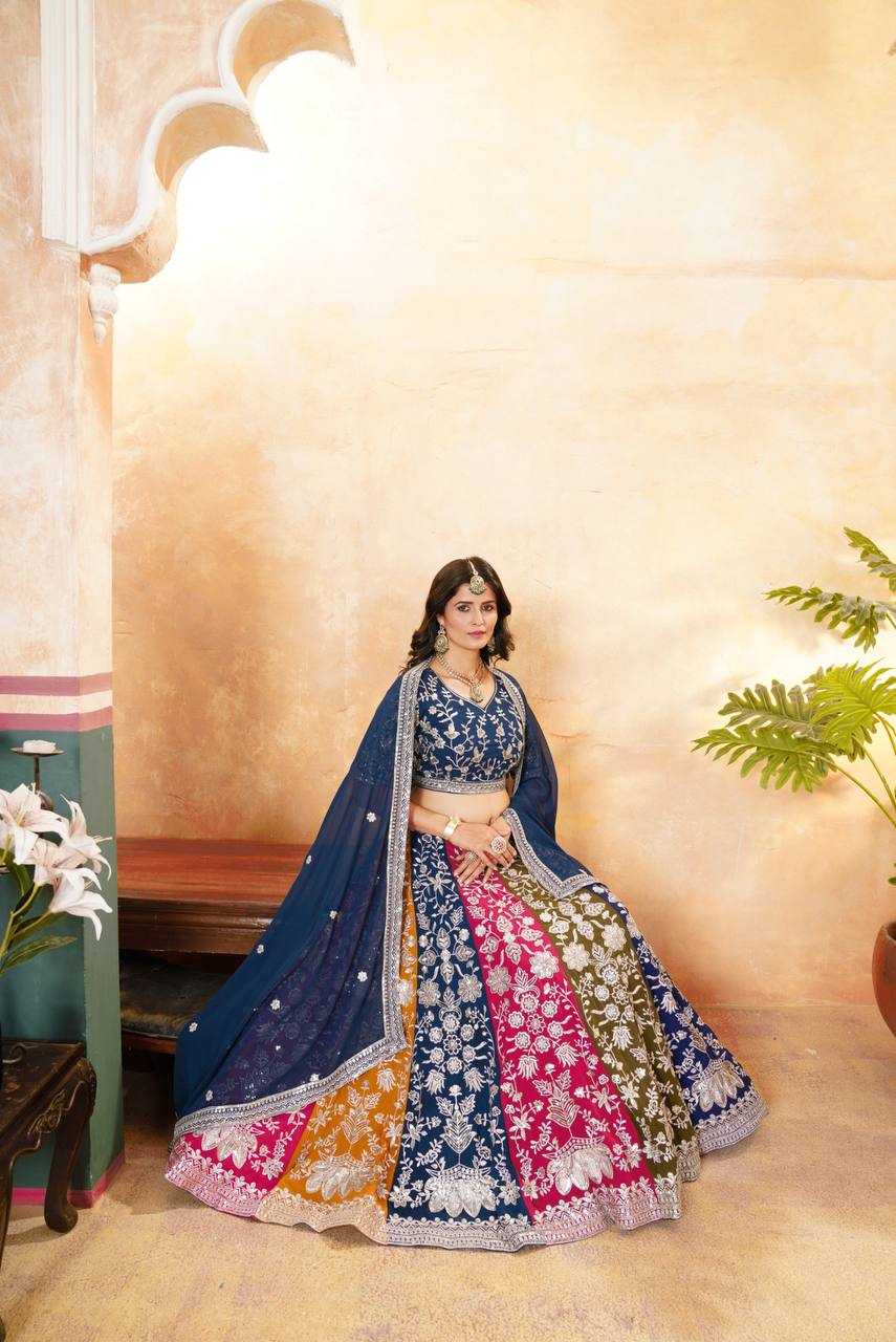Ynf Faux Georgette KESH533 5053 Lehengas Wholesale Fancy Lehenga Embroidered Lehenga Sequins Lehenga Lehenga With Cancan Manufacturer