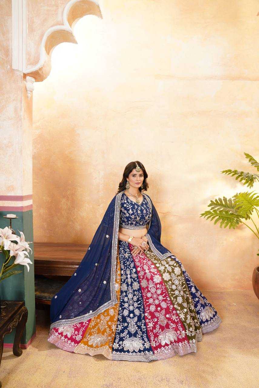 Ynf Faux Georgette KESH533 5053 Lehengas Wholesale Fancy Lehenga Embroidered Lehenga Sequins Lehenga Lehenga With Cancan Manufacturer