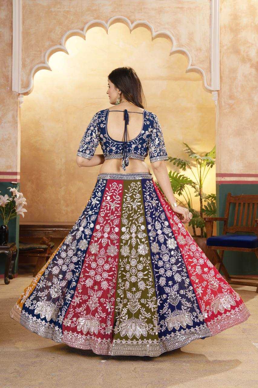 Ynf Faux Georgette KESH533 5053 Lehengas Wholesale Fancy Lehenga Embroidered Lehenga Sequins Lehenga Lehenga With Cancan Manufacturer