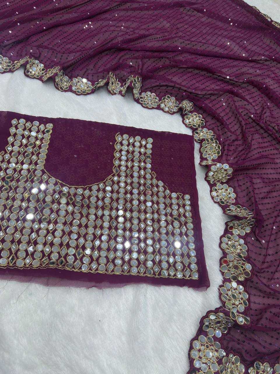 Ynf Faux Georgette KESH533 5094 Sarees Wholesale Party Wear Sarees Fancy Sarees Embroidered Sarees Lace Border Sarees Manufacturer
