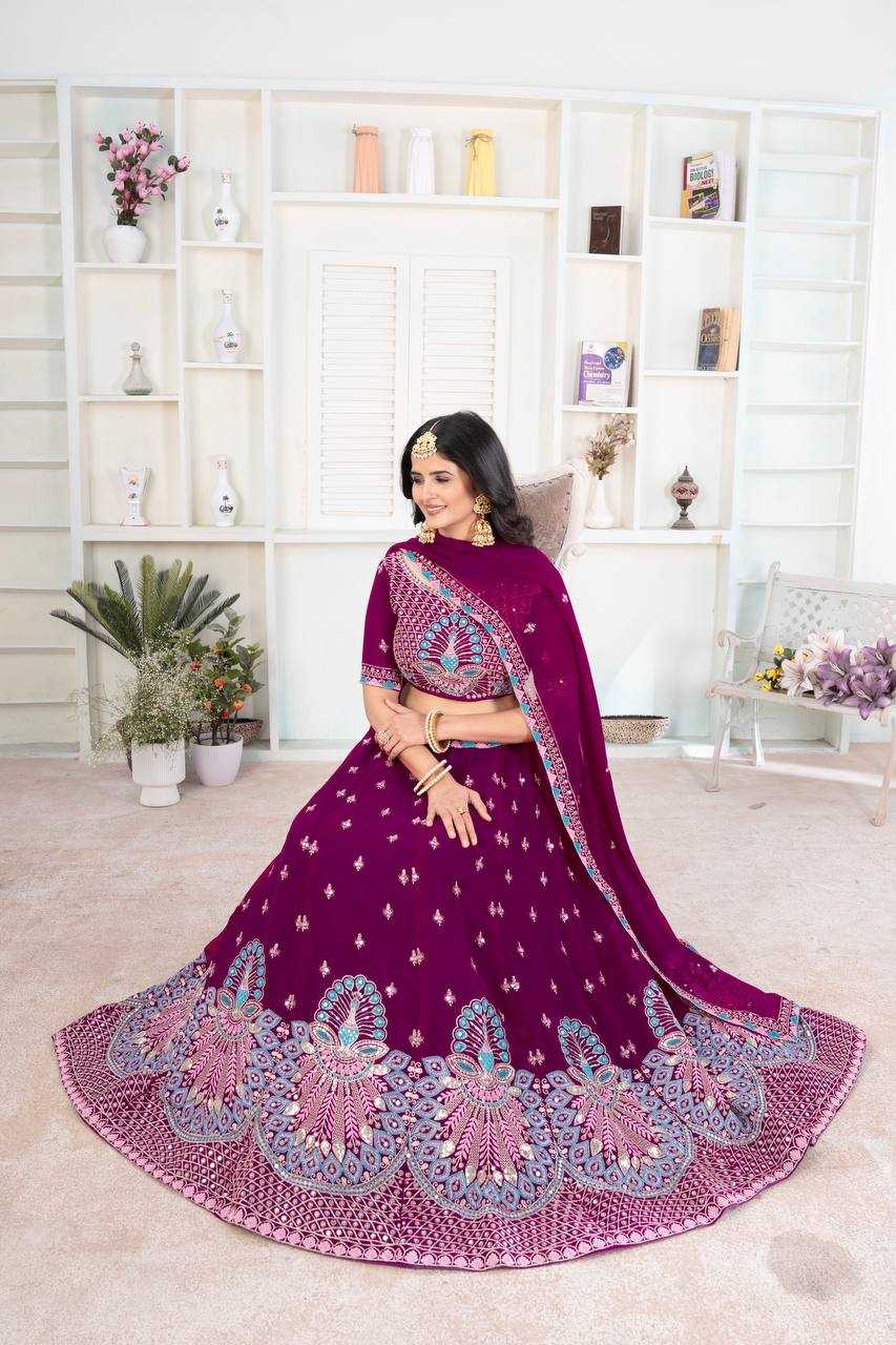 Ynf Faux Georgette RIN197 3054 5105 Lehengas Wholesale Designer Lehenga Fancy Lehenga Bridal Lehenga Manufacturer