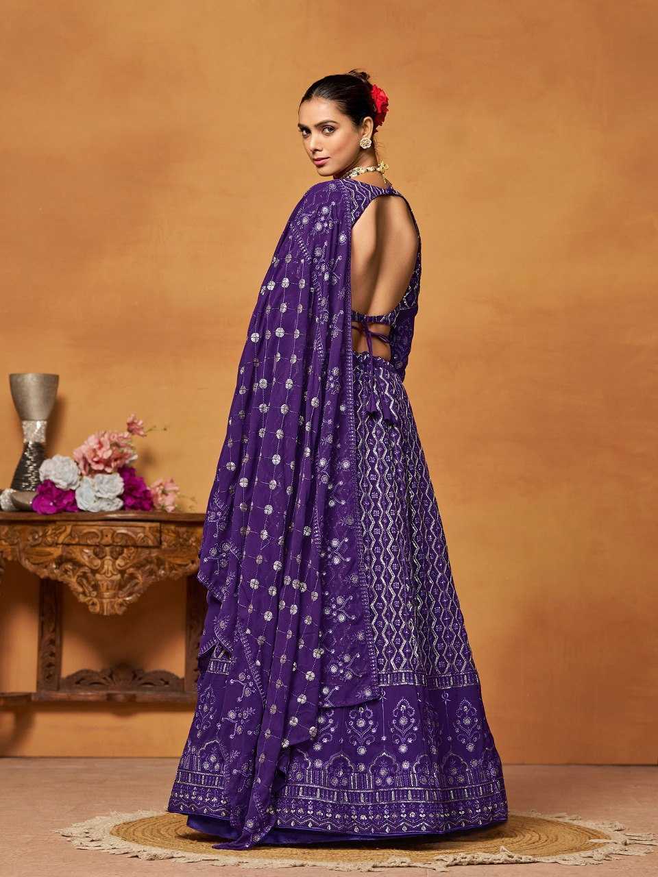 Ynf Faux Georgette RIN197 3058 154-A Lehengas Wholesale Designer Lehenga Bridal Lehenga Georgette Lehenga Manufacturer