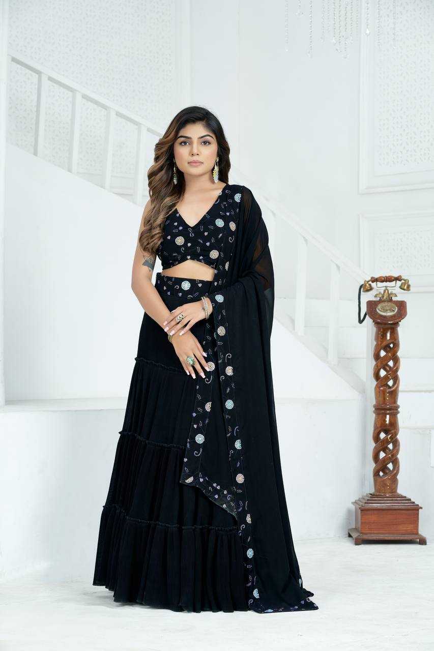 Ynf Faux Georgette RIN197 3111 Lehengas Wholesale Designer Lehenga Fancy Lehenga Bridal Lehenga Manufacturer