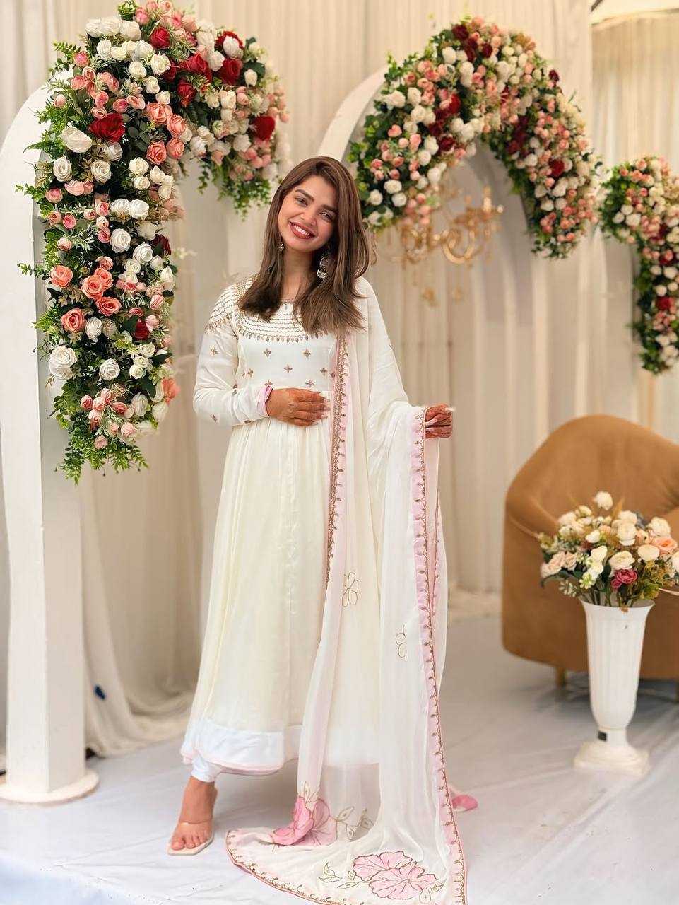 Ynf Faux Georgette RIN197 4837 426 Suits & Dresses Wholesale Party wear suits Bridal Wedding Dresses Designer Suits Manufacturer