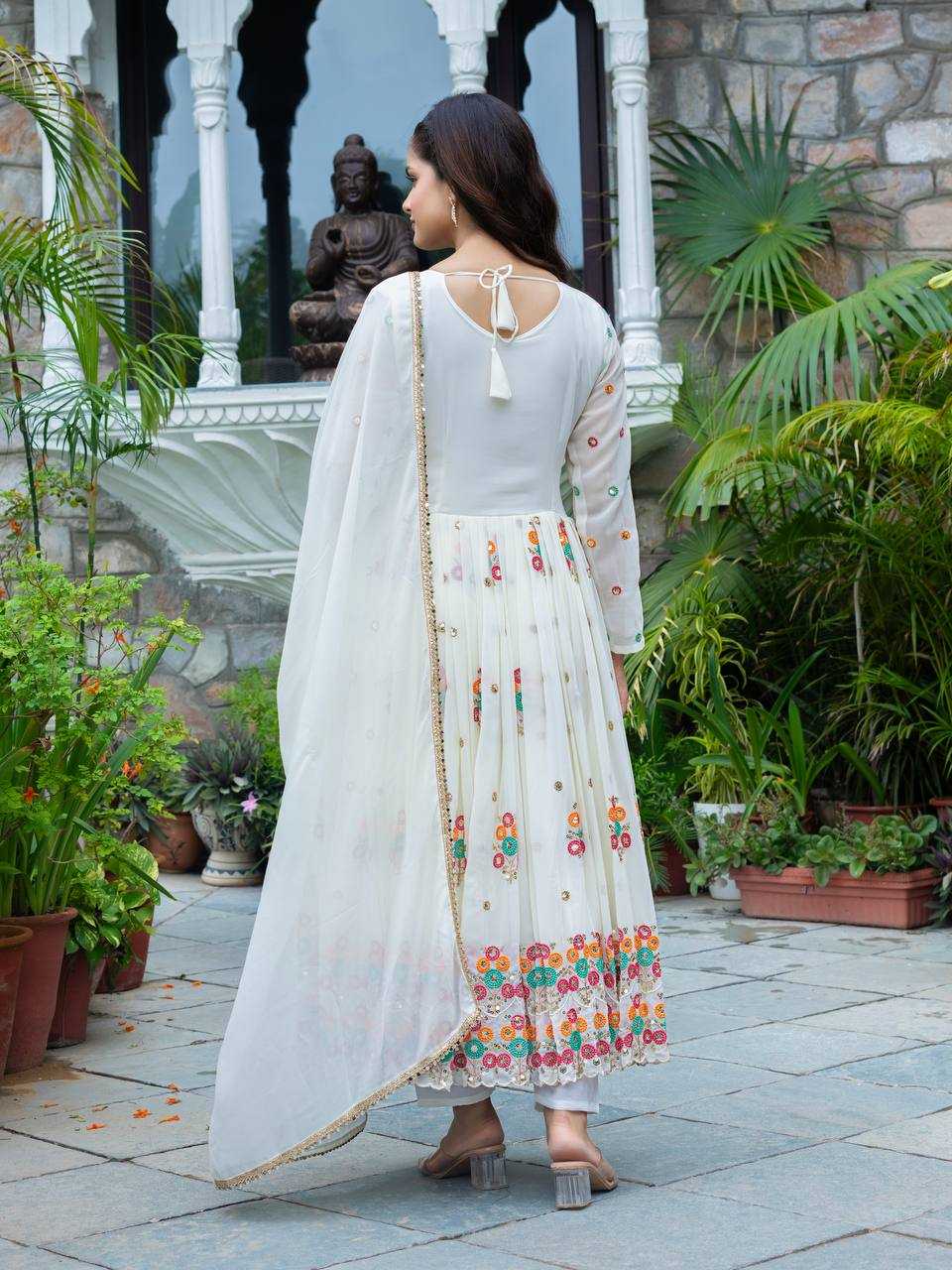 Ynf Faux Georgette RIN197 4882 1601-A Suits & Dresses Wholesale Embroidery Suits Party wear suits Designer Suits Manufacturer