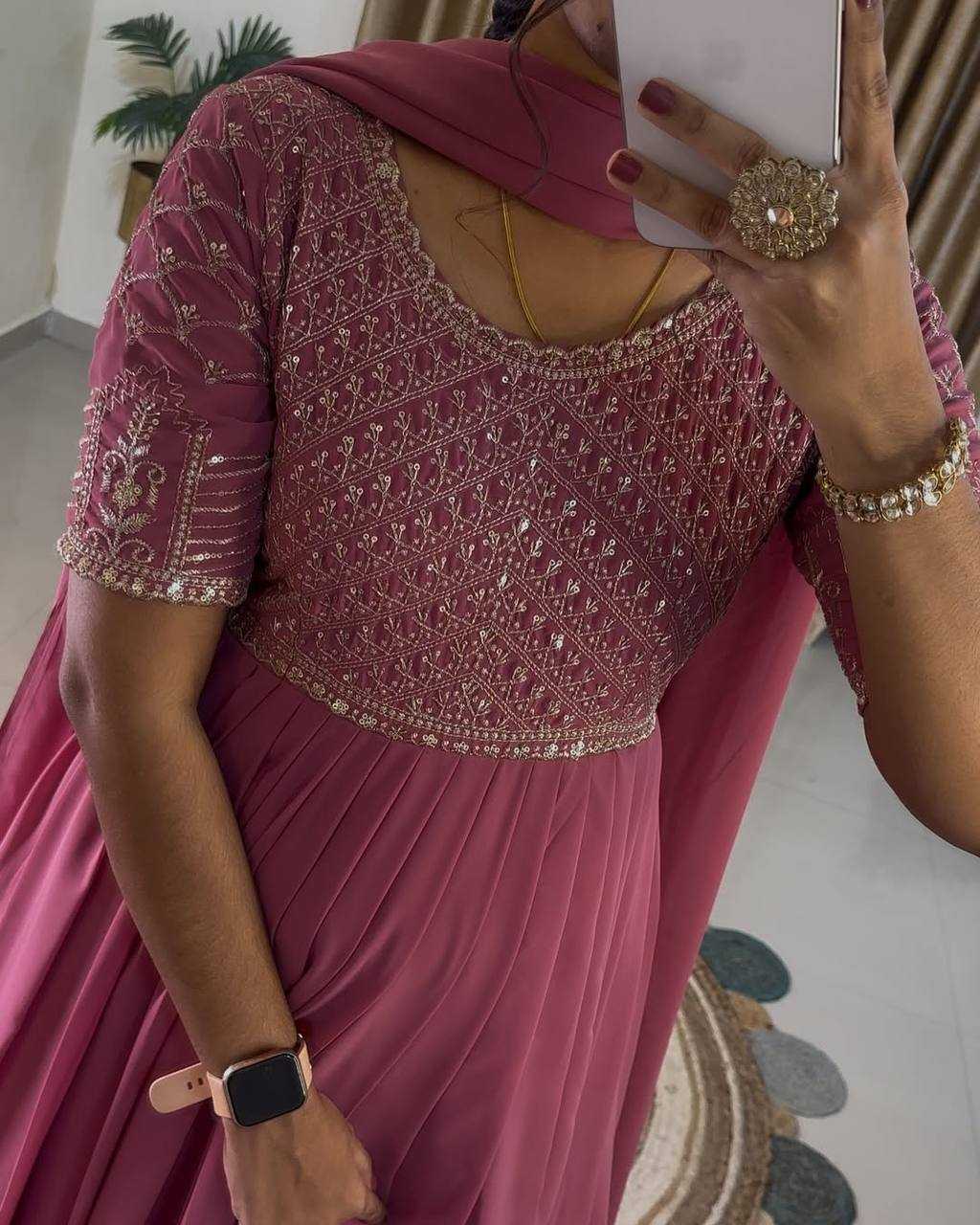 Ynf Faux Georgette RIN197 4882 1701 Suits & Dresses Wholesale Embroidery Suits Bridal Suits Designer Suits Manufacturer