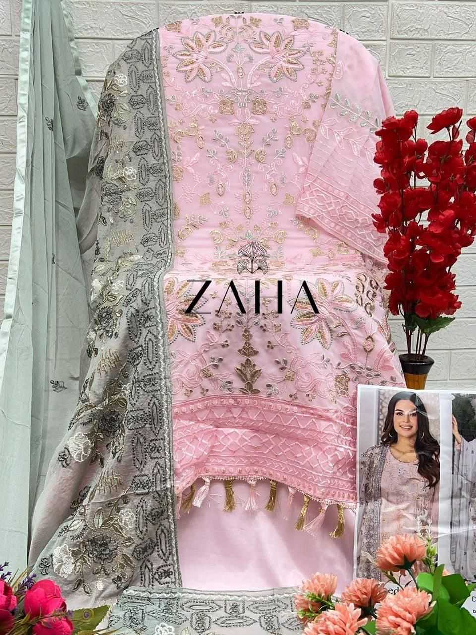 Ynf Georgette KESH444 AL KHUSHBU-ZAHA Suits & Dresses Wholesale Georgette Suit Party wear suits Designer Suits Manufacturer