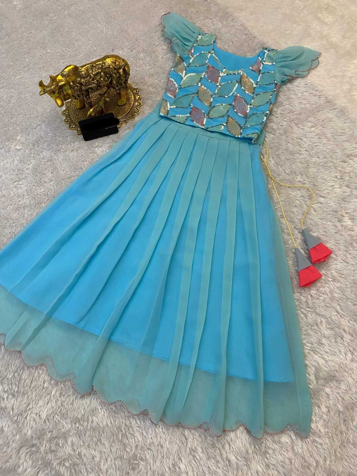 Ynf Georgette KESH493 crop top Kids Wear Wholesale Kids Lehenga Kids Lehenga Choli Baby Girl Lehenga Manufacturer