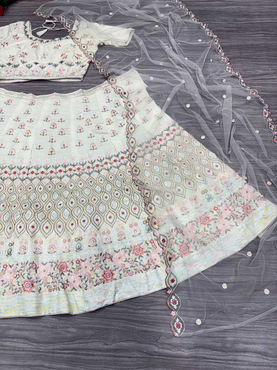 Ynf Georgette KESH508 1019 Lehengas Wholesale Designer Lehenga Embroidered Lehenga Georgette Lehenga Manufacturer