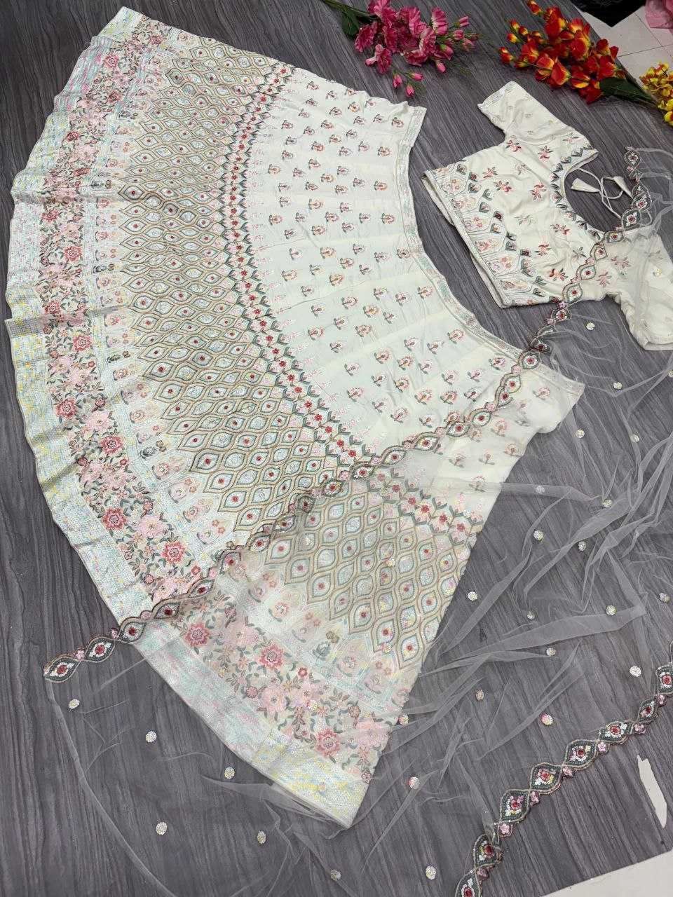 Ynf Georgette KESH508 1019 Lehengas Wholesale Designer Lehenga Embroidered Lehenga Georgette Lehenga Manufacturer